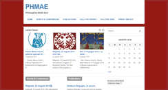 Desktop Screenshot of phmae.it